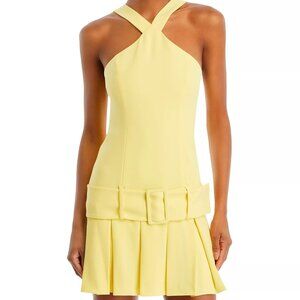 Black Halo Adalyn Drop-Waist Mini Sheath Dress in Daisy Size 12 NWT $415